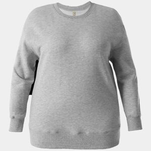Terra & Sky Long Sleeve Crew NeckPullover Gray Sweatshirt Size 3X